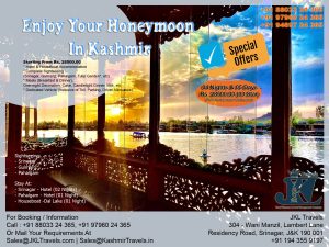 Honeymoon In Kashmir (04 Nights & 05 Days) 28500