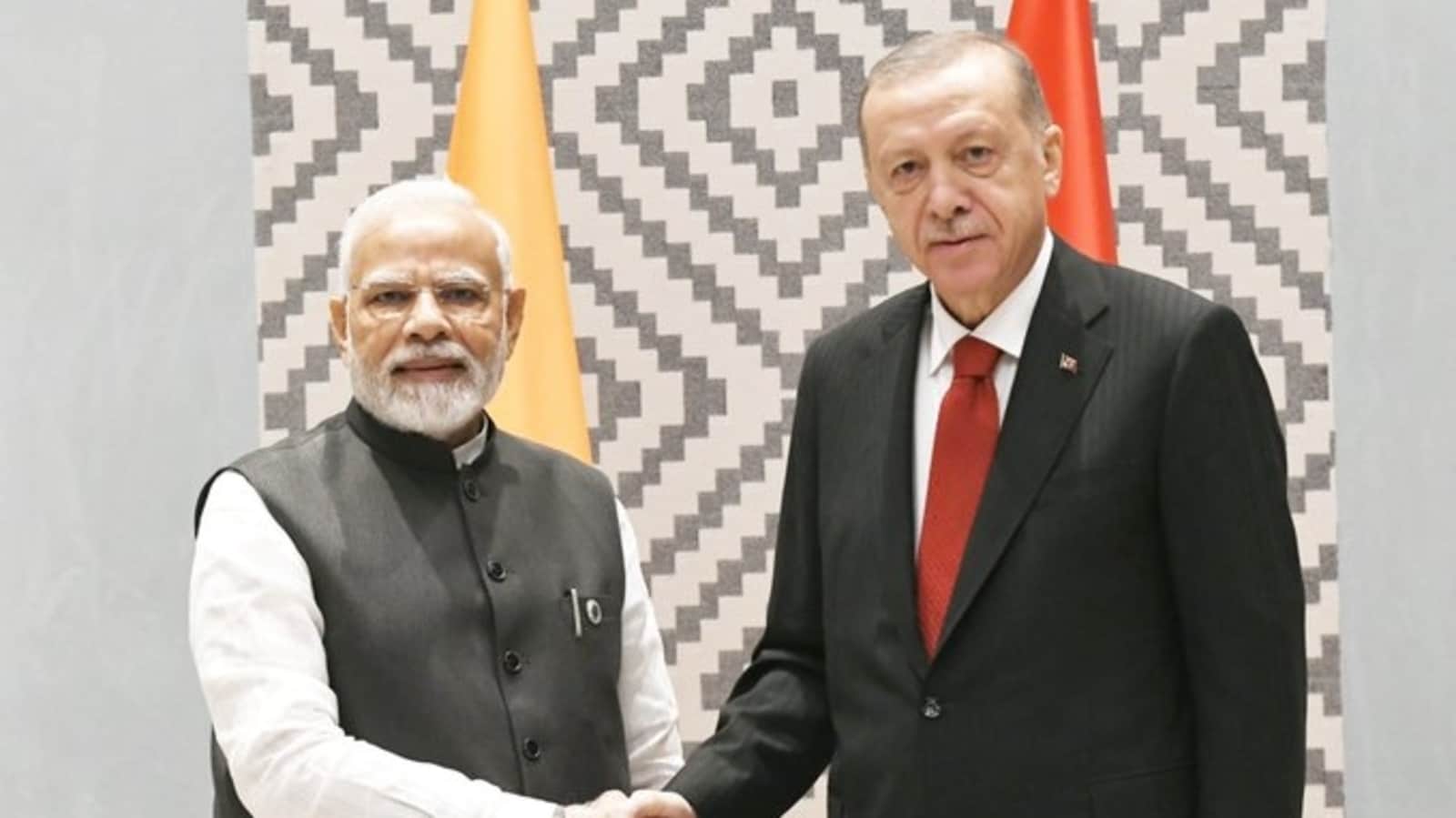 Modi meets Erdogan at SCO Summit, discusses bilateral cooperation