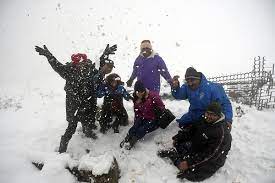 Higher reaches across Kashmir receive snow, plains witness rains