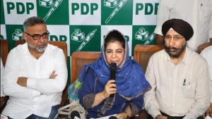 Encroachment drive another UAPA for J&K People: Mehbooba Mufti