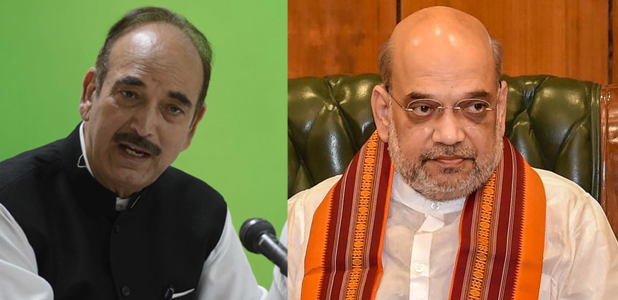 Eviction drive causing unrest among people across J&K: G N Azad to Amit Shah
