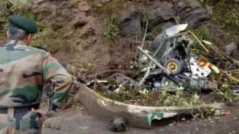 Army chopper crashes in Gurez, Pilot killed and Co-Pilot injured