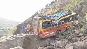 Two killed, 28 hurt as bus falls into gorge in Udhampur