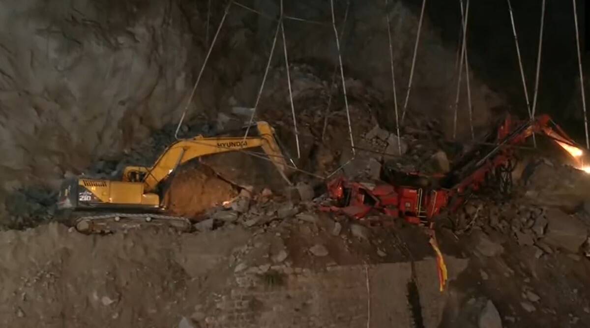 J&K Tunnel Collapses: One labourer’s body found, 9 remain trapped in caved tunnel in Ramban