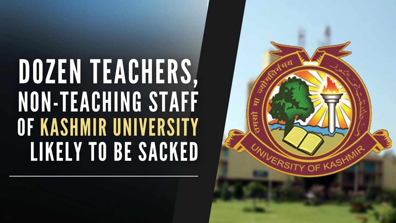 Teachers in Kashmir Universities under surveillance, kept in three categories
