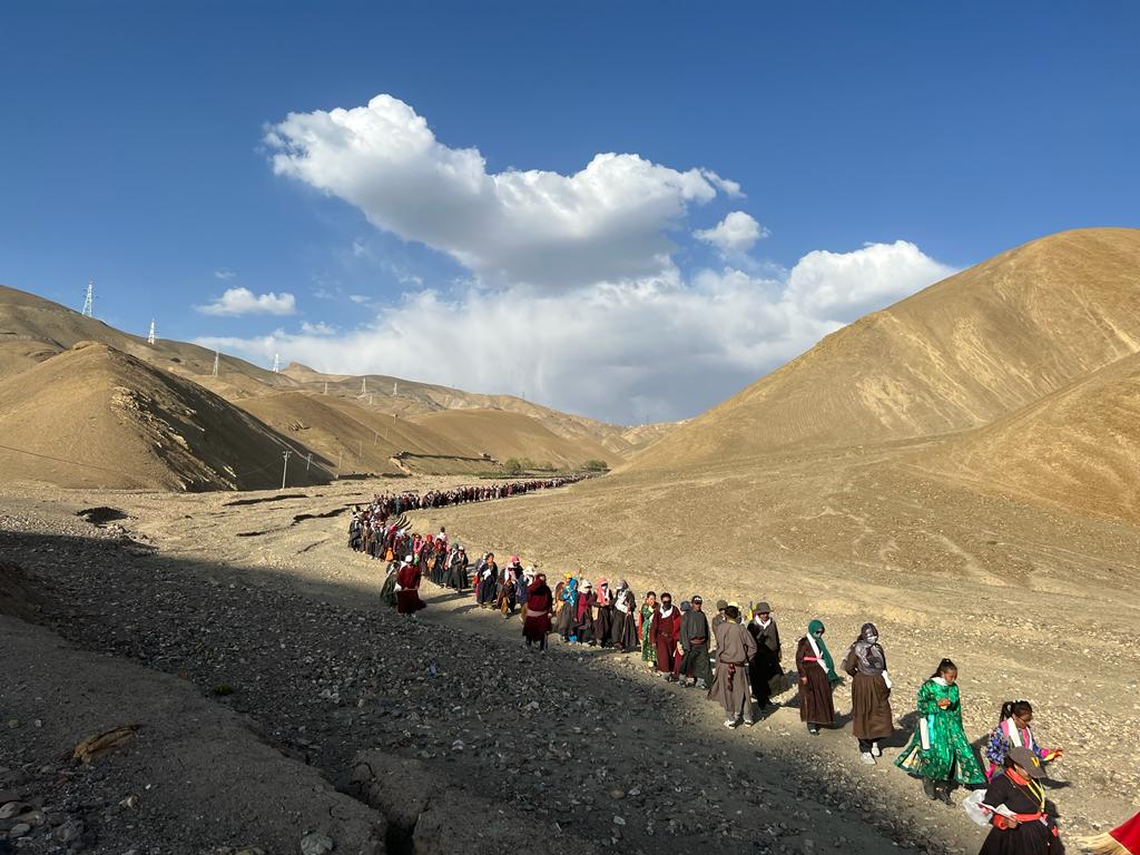 Monk march stirs communal tension in Ladakh