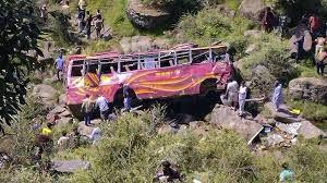 Four dead after bus plunges into gorge near Bhimber Gali in Rajouri