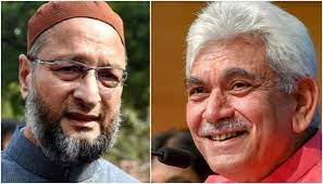 Opened cinema halls in Kashmir but why is Jamia Masjid shut on every Friday: Owaisi to Manoj Sinha