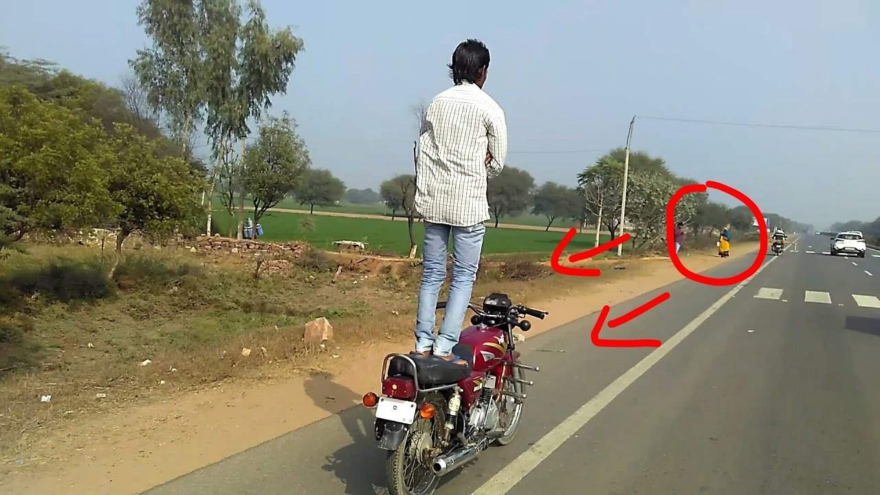 Stunt bikers in Jammu mock Police crackdown