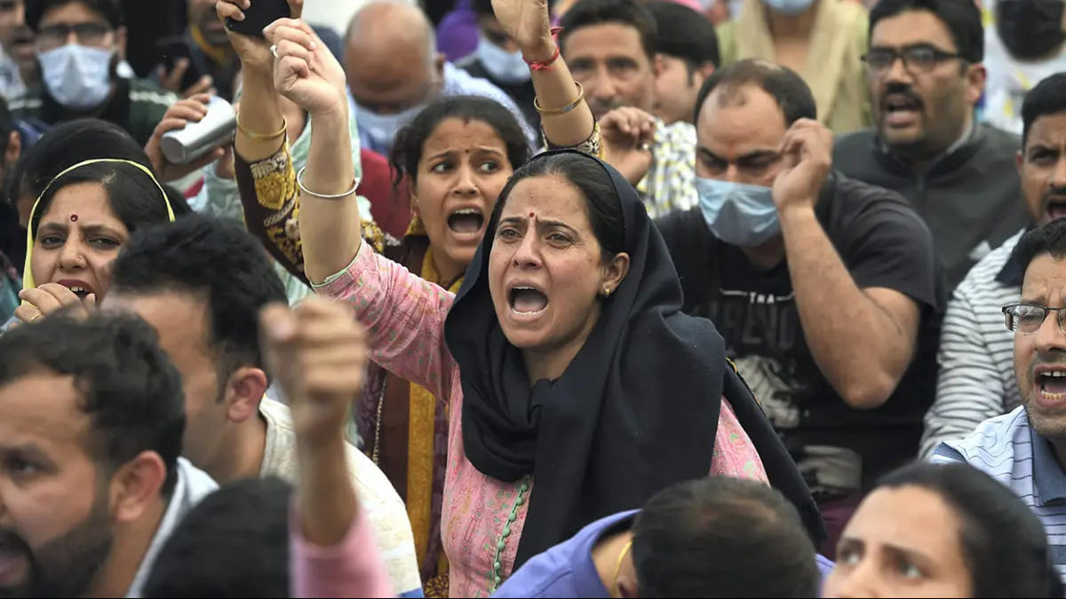 200 Days of Kashmir Pandit’s strike and the political controversy