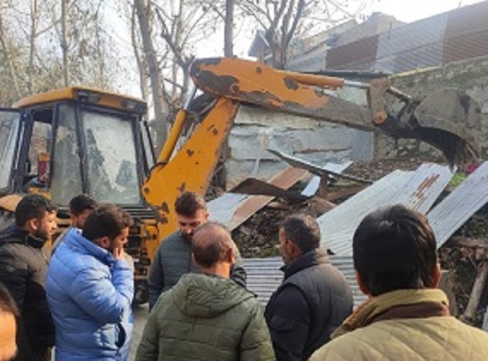 Anti-Encroachment Drive: Illegal structures raised by former MLAs, business houses demolished in J&K