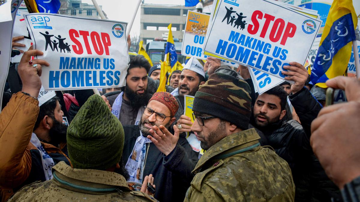 Spare Poor: AAP on Hunger Strike in Srinagar over Anti-Encroachment Drive
