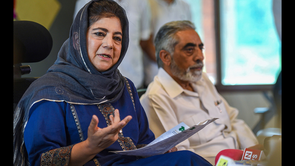 If the Kashmir conflict is over, why are thousands of our people in jail: Mehbooba Mufti
