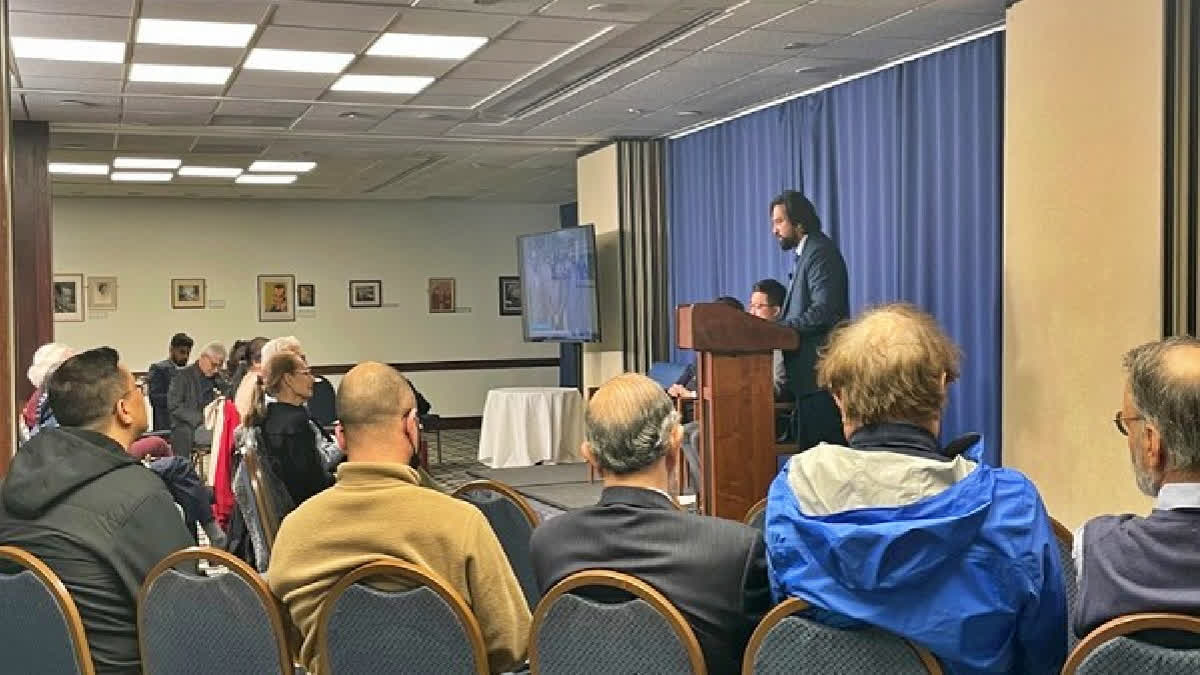 Group of separatist loyalists caused disruption during a panel discussion on Kashmir in the United States