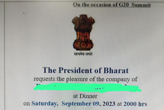 Presidential Invite for G20 Dinner Sparks Opposition Debate: ‘India’ Or ‘Bharat’?