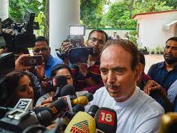 G N Azad says he’s not looking for a job, but wants to serve the people of J&K
