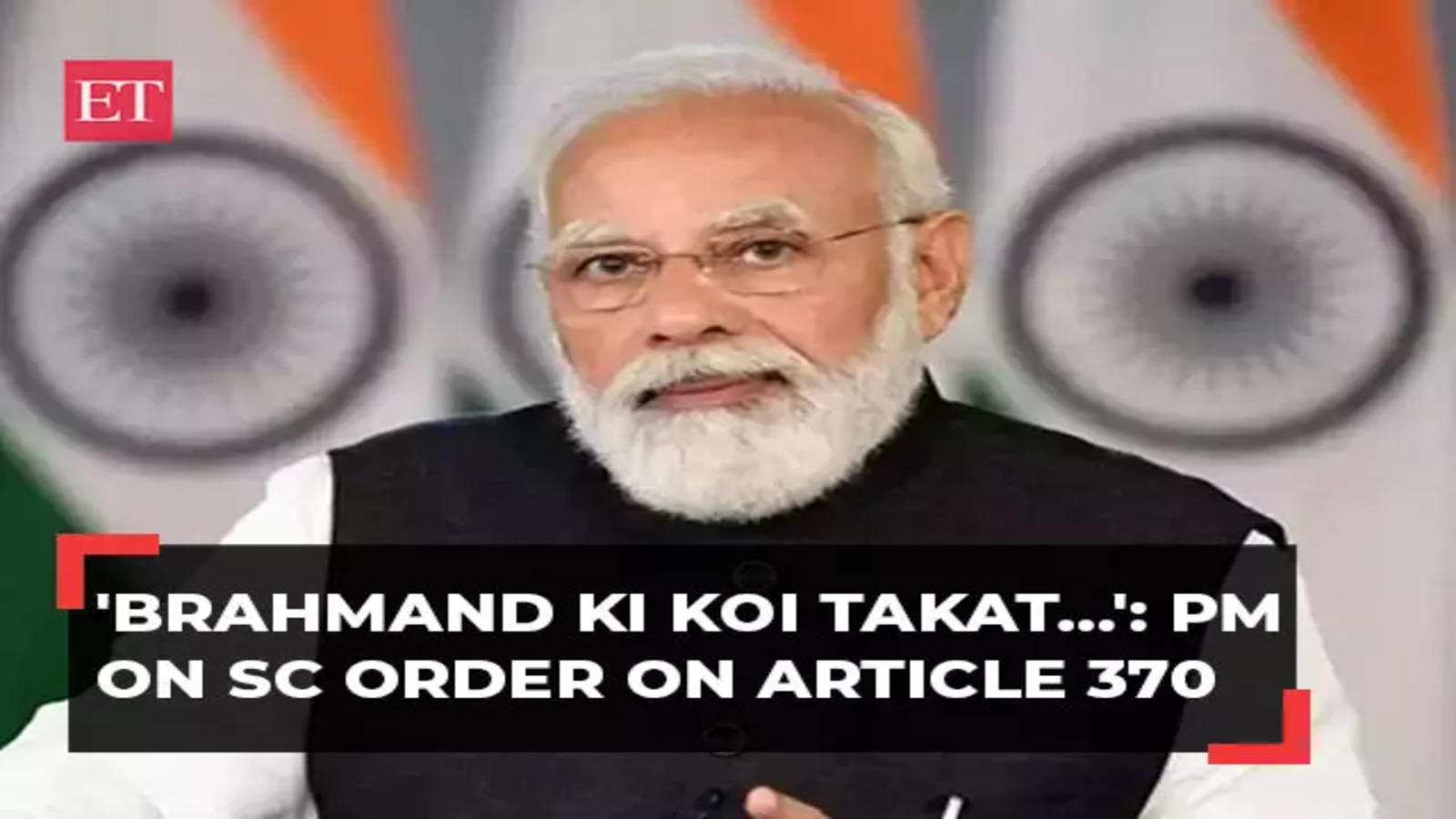 PM Modi Rules Out Restoring Article 370: 'No Power Can Bring It Back'