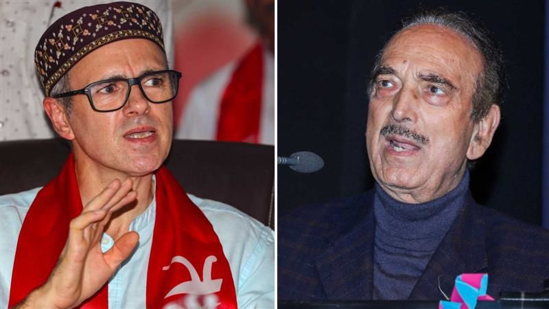 Omar Abdullah Sounds Alarm: Ghulam Nabi Azad's Alleged BJP Support Threatens Communal Harmony