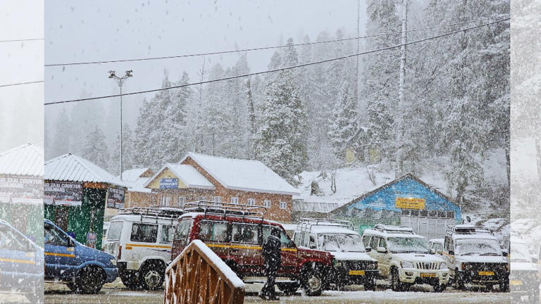 Spring Surprise: Kashmir’s April Snowfall a Chilling Sign of Change?