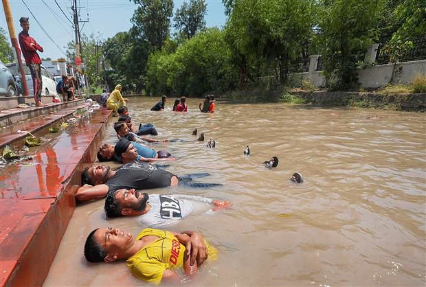 Heatwave Hits J&K: Residents Seek Relief Amid Soaring Temperatures