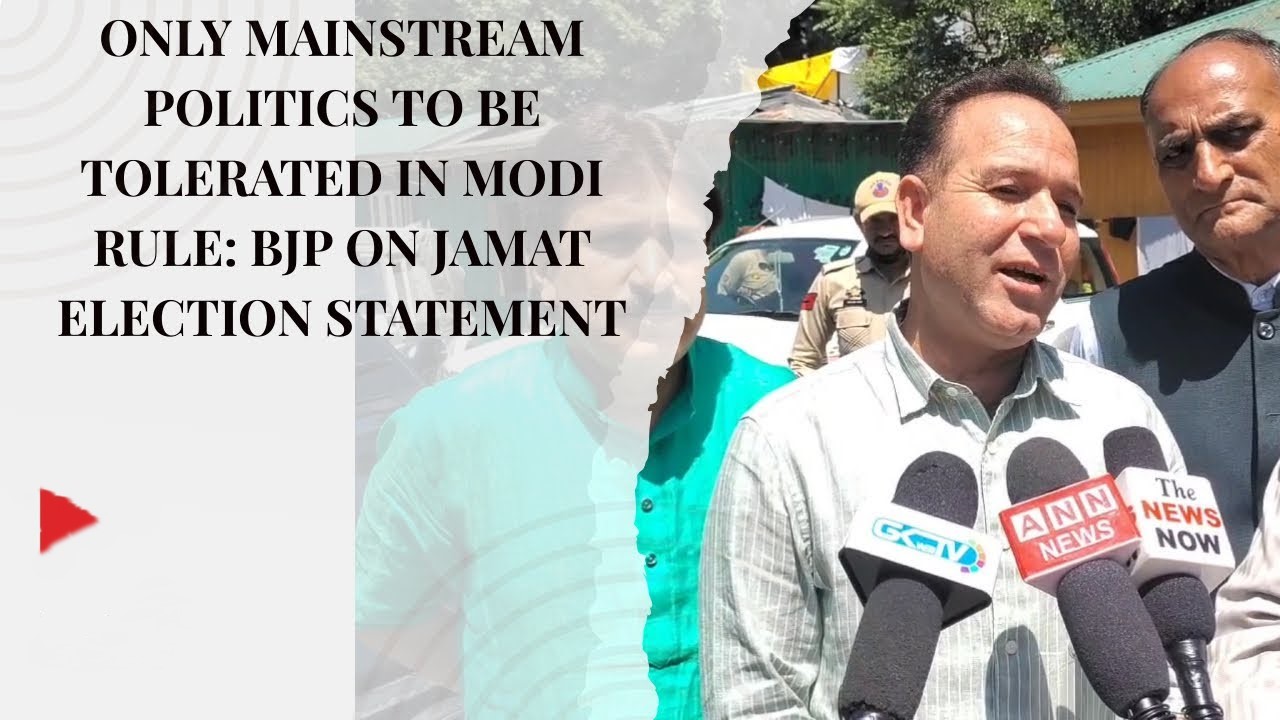 Mainstream Politics Only: BJP’s Stance on Jamaat Election Statement Under Modi Rule