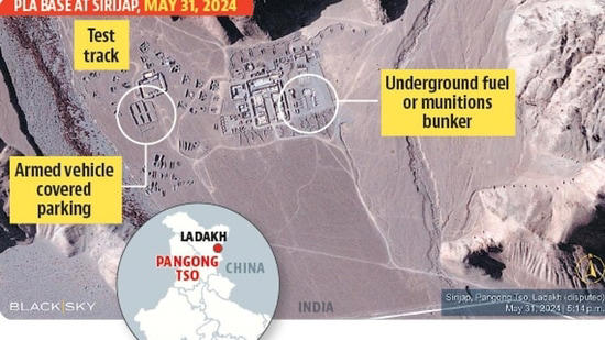Dragon Digs In: Satellite Images Reveal China's Growing Footprint Near Pangong Lake