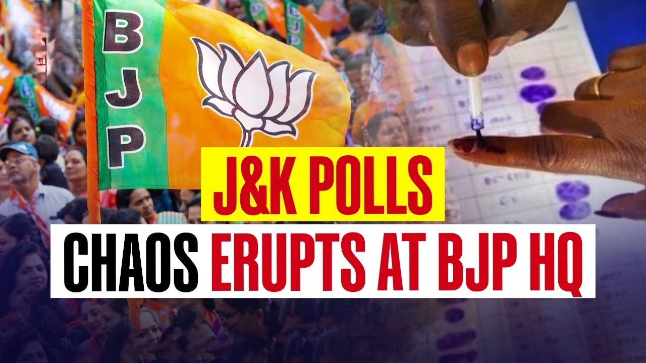 BJP’s Media Ban Amid Ticket Distribution Disarray Ahead of J&K Assembly Polls