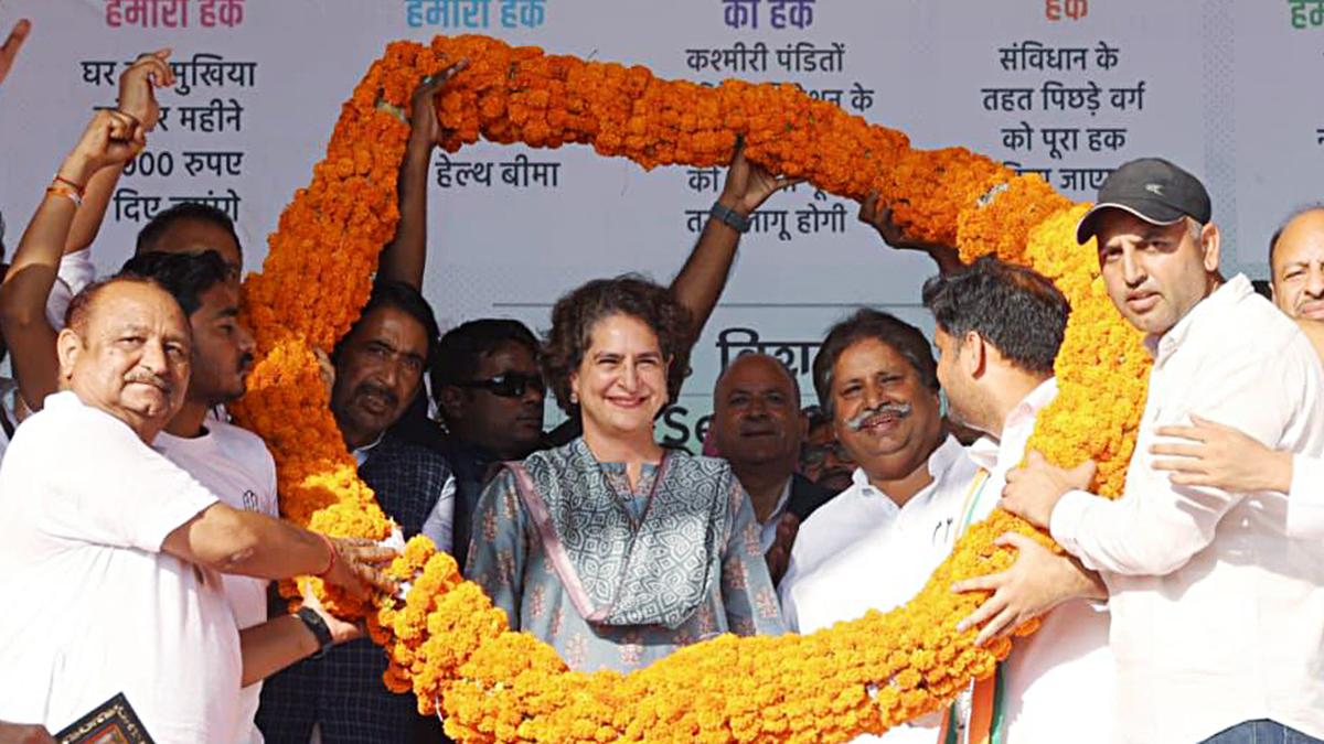 Priyanka Gandhi Vadra Blasts BJP: Accuses Govt of Fueling Drug Menace and Unemployment in J&K