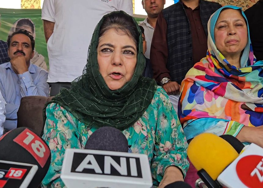 PSA Controversy: Mehbooba Mufti Urges Government to Reconsider Kishtwar Arrests