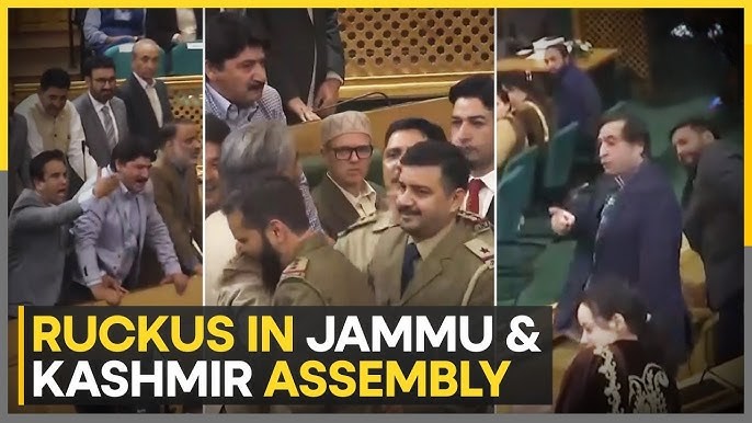Article 370 Debate Leads to Bedlam in J&K Assembly; NC MLA’s Gesture Sparks Outrage Among Netizens