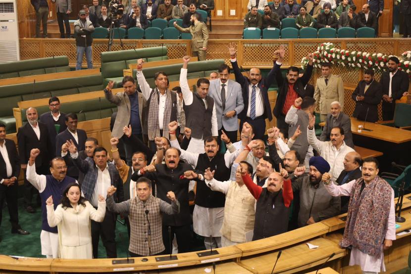 J&K Assembly Passes Article 370 Resolution Amidst 'Jai Shri Ram' and 'Pak Agenda' Chants