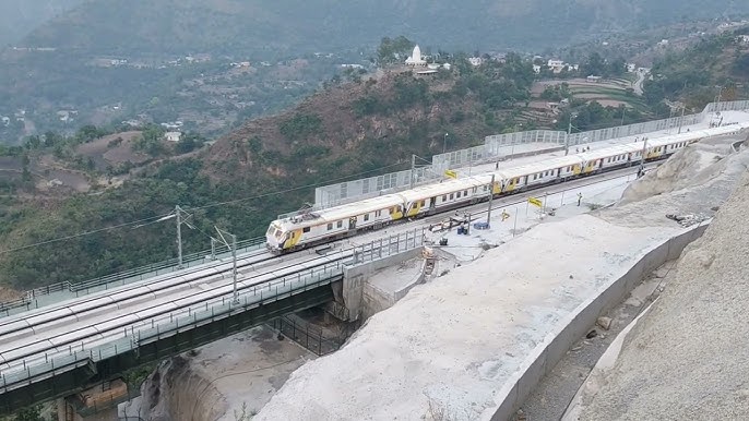 Historic Moment: Successful Speed Trial on Katra-Banihal Route Links Kashmir