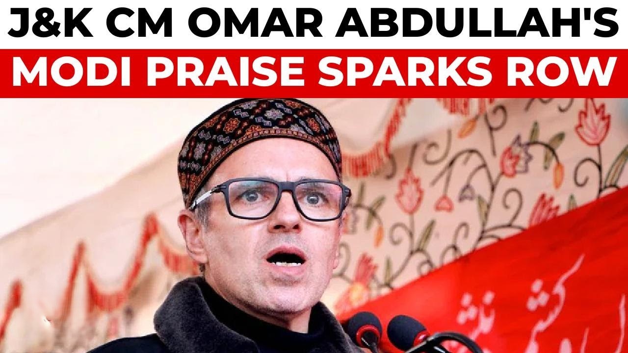 Praise and Controversy: Omar Abdullah’s Remarks on PM Modi Ignite PDP Backlash