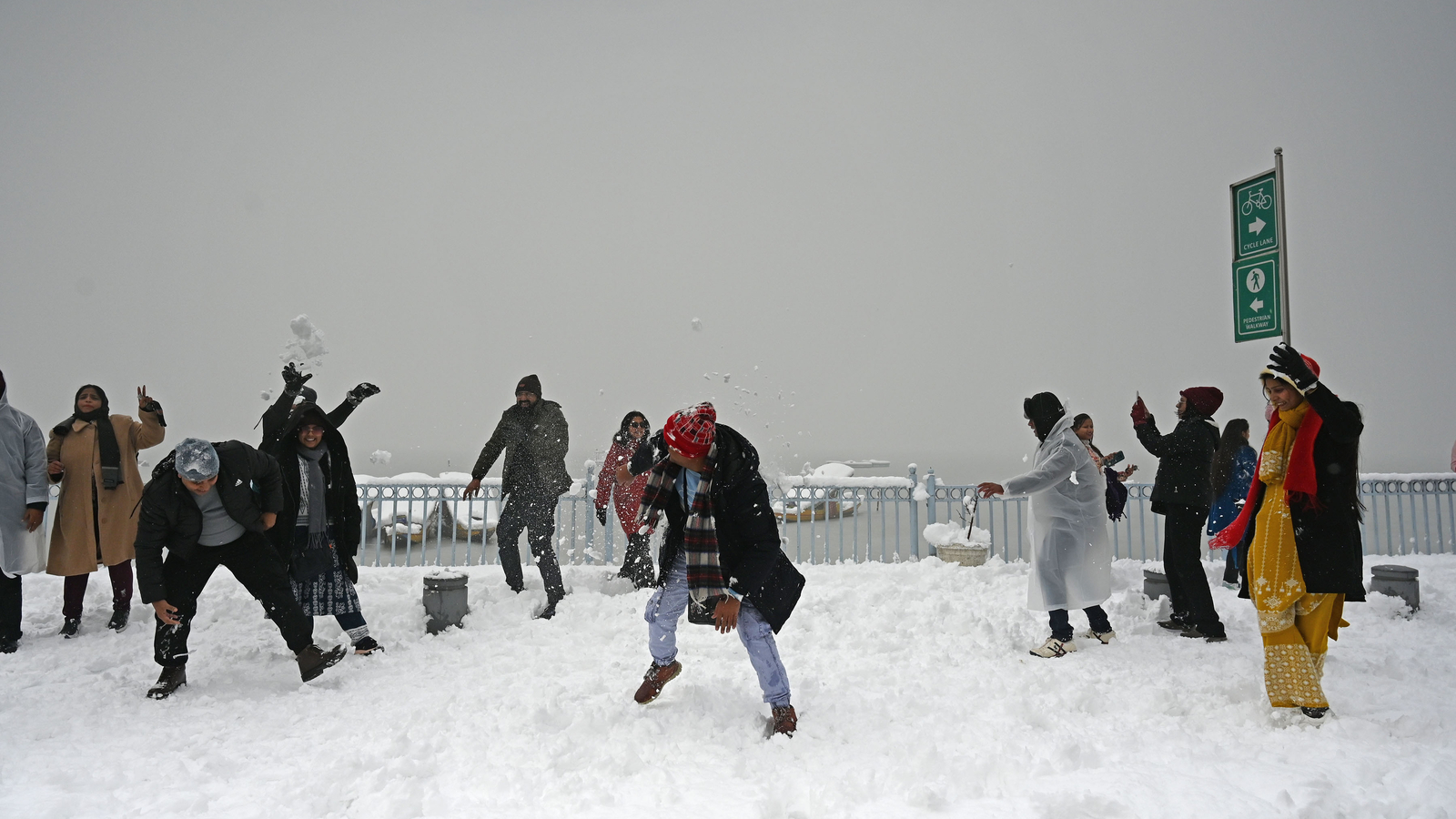 Fresh Snowfall Transforms Kashmir into Winter Wonderland, Causes Travel Disruptions