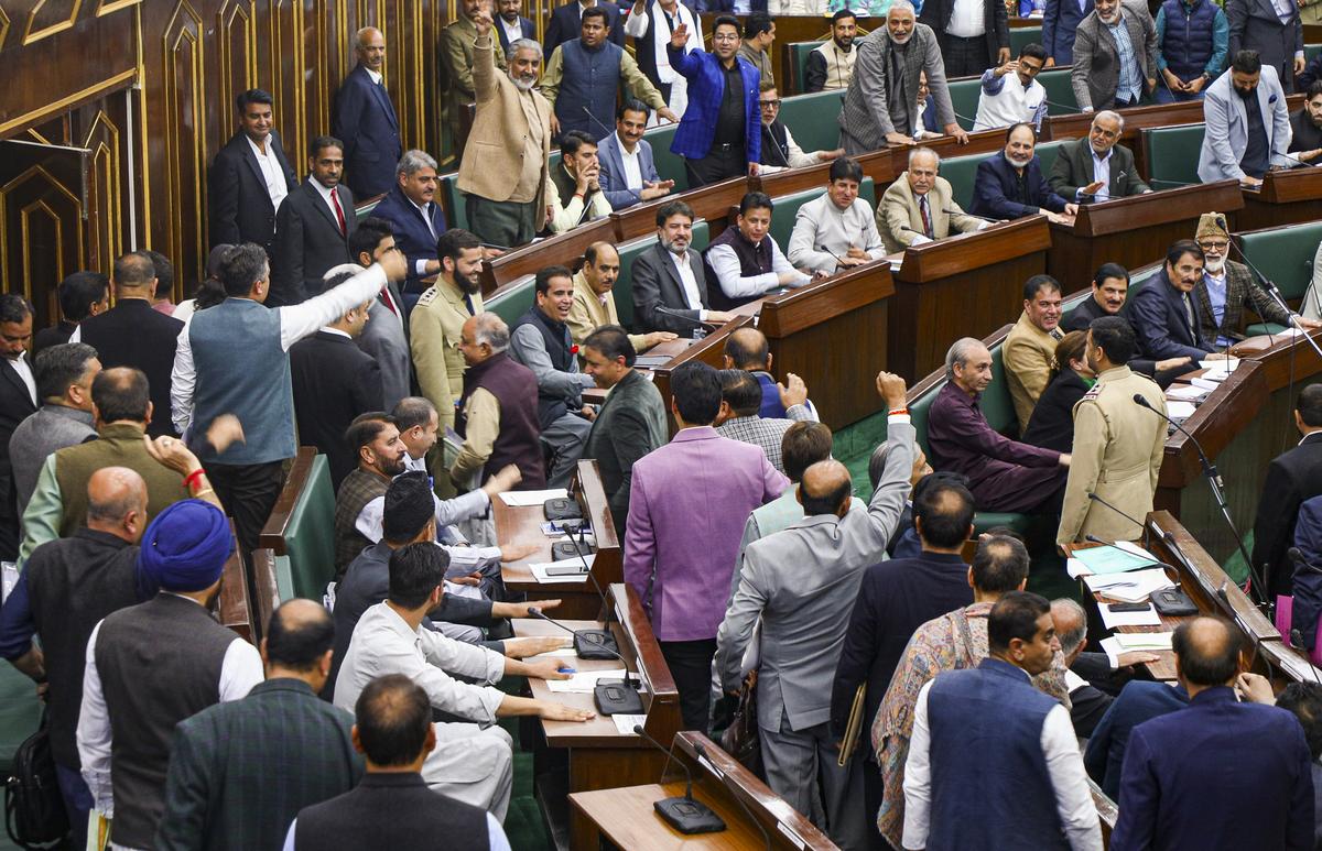 BJP MLA’s Comments on Kashmir Martyrs Lead to Assembly Walkout