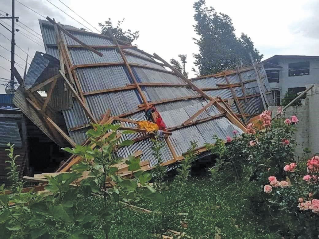 Kashmir Grapples with Storm Damage: Cars Crushed, Power Outages Reported