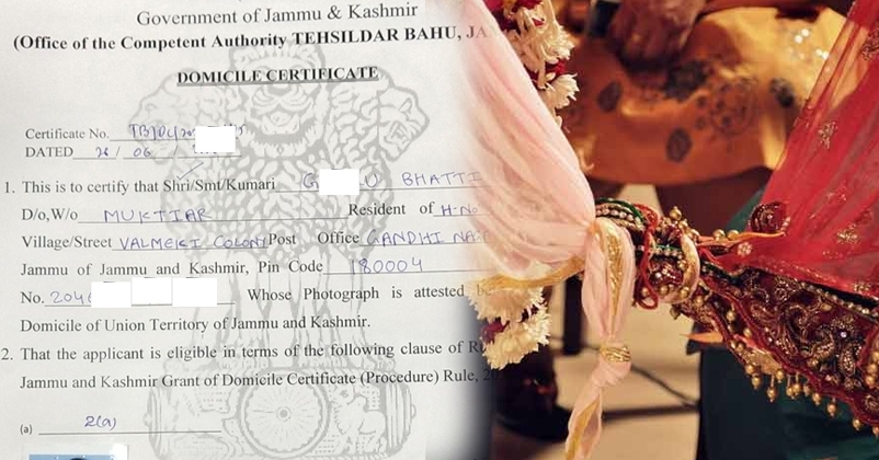 Love & Legalities: Marriage Brings Domicile Certificates to 58 in Kashmir