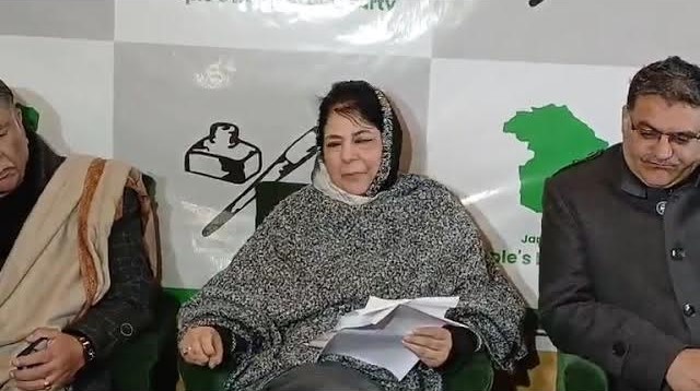 Mehbooba Mufti Criticizes NC-Led Government for Aligning with BJP