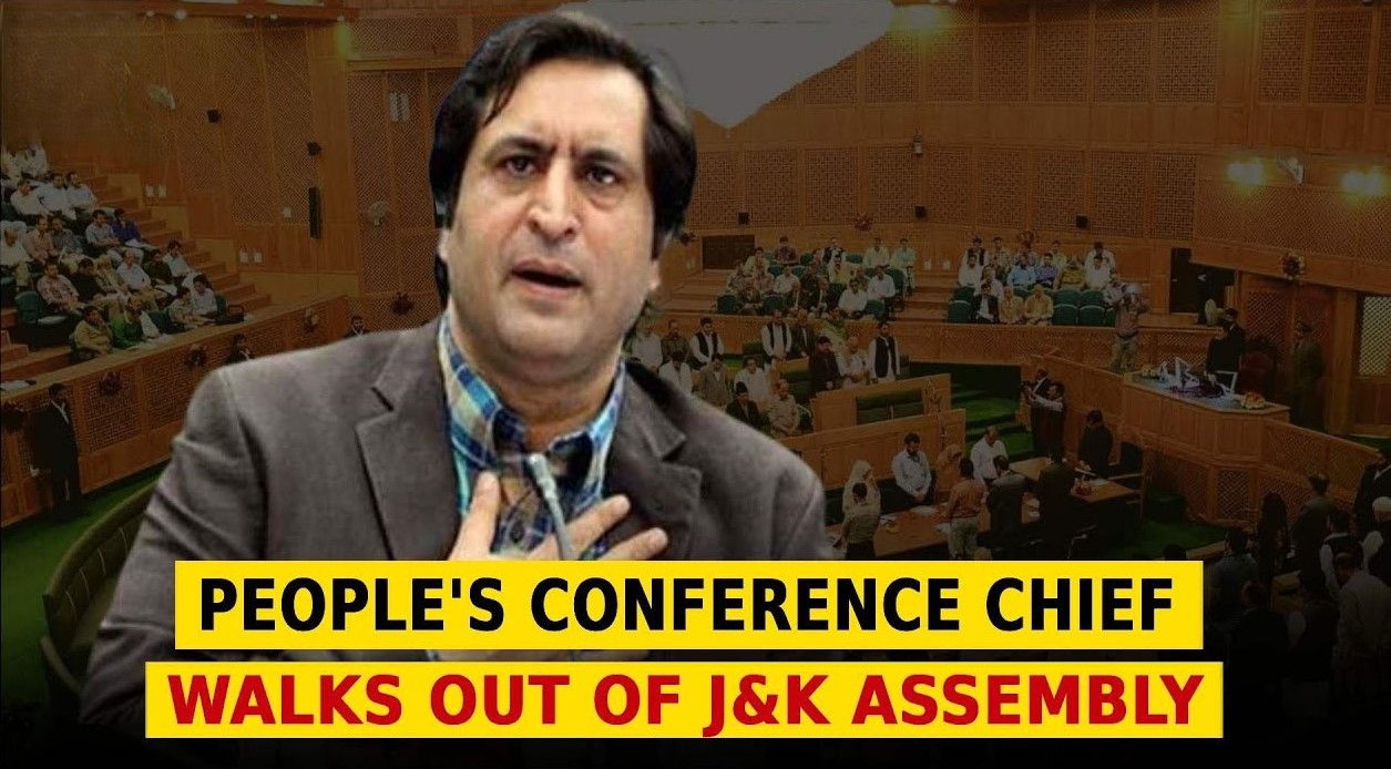 Speaker Disallows Amendments, Sajad Lone Stages Walkout in Protest