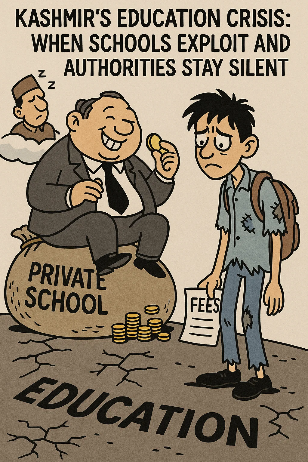 Kashmir’s Education Crisis: When Schools Exploit and Authorities Stay Silent