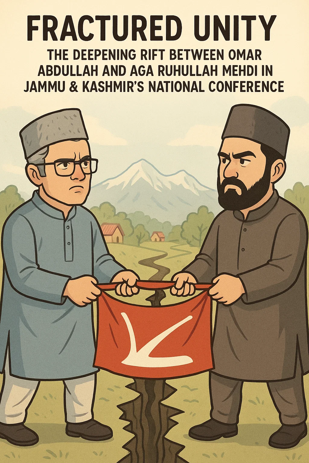 Fractured Unity: The Deepening Rift Between Omar Abdullah and Aga Ruhullah Mehdi in Jammu & Kashmir’s National Conference
