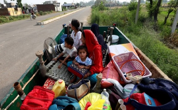 Jammu and Kashmir Under Fire - Civilians Evacuate as Cross-Border Shelling Escalates