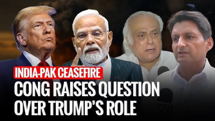 Ceasefire or Surrender of Sovereignty? Congress Slams PM Modi’s Silence as Trump Takes Credit for India-Pakistan Peace Deal