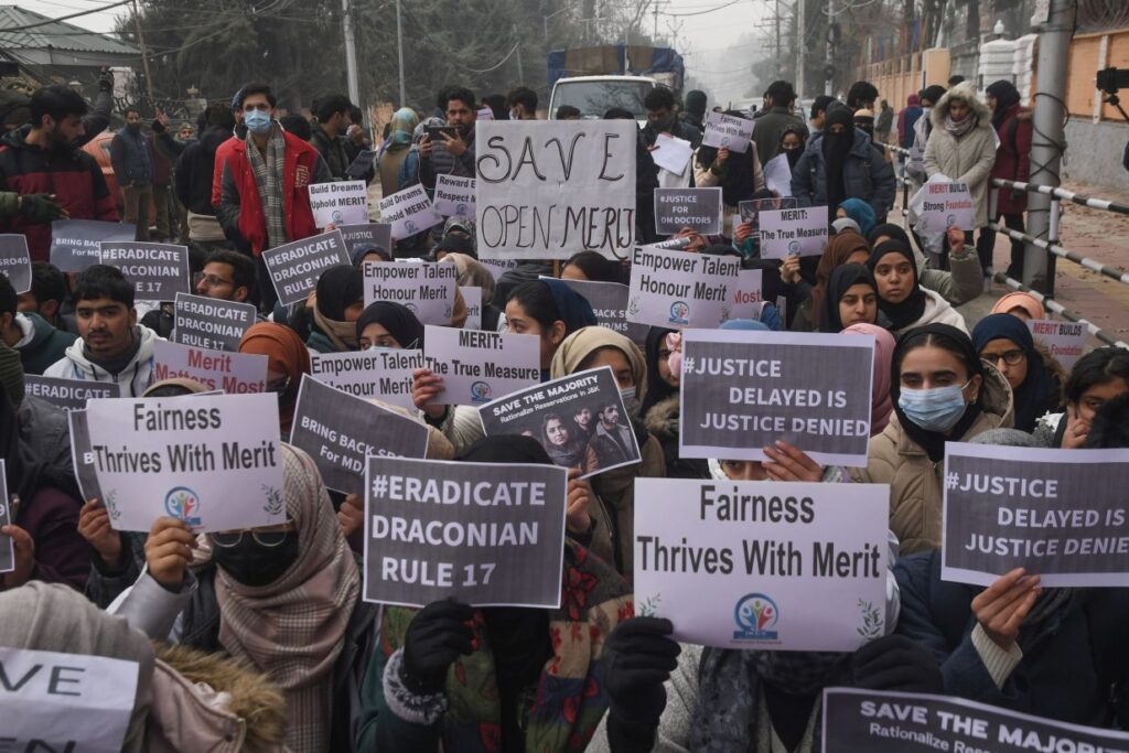 Open Merit Students in J&K Demand Urgent Action on Reservation Policy Review