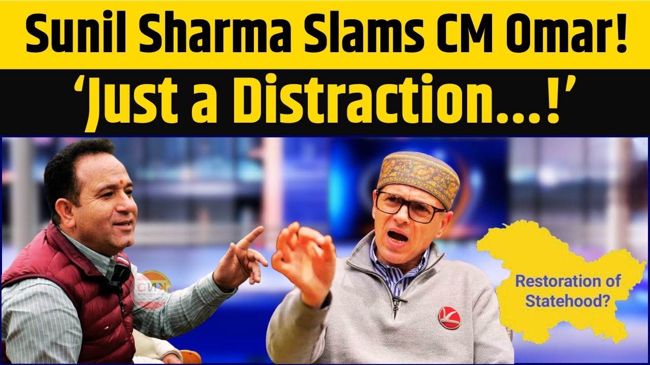 Sunil Sharma Slams Omar Abdullah: “No Dignified Statehood With Article 370—It’s Buried Forever