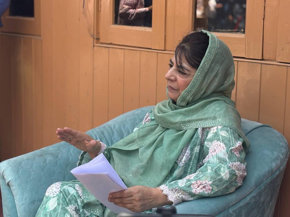 Mehbooba Mufti Demands Special J&K Assembly Session Over Mehraj Malik’s Detention