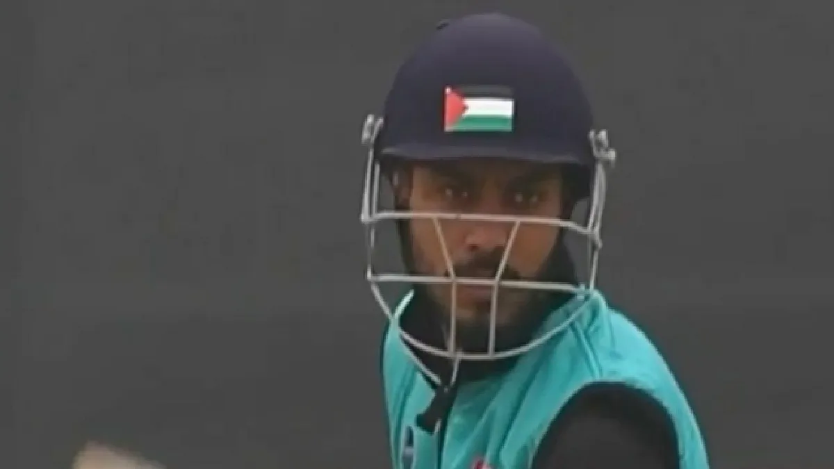 Cricketer Questioned for Palestine Flag on Helmet in Jammu & Kashmir: When Sports, Politics and Policing Collide
