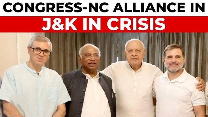 Congress–NC Alliance Crisis: Why Congress Leaders Want Strategic Reset in Jammu & Kashmir Before 2026 Elections