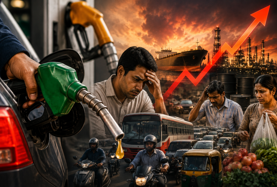 Fuel Prices Surge Again: Petrol and Diesel Hike Crosses ₹7.5 Per Litre in Two Weeks, Inflation Fears Deepen