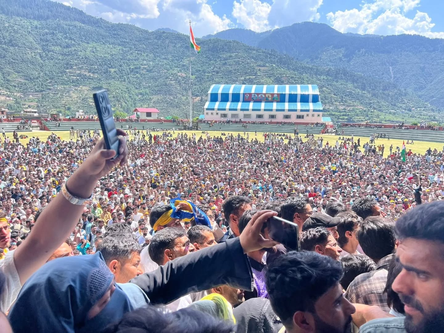 Mehraj Malik Draws Massive Crowd in Doda Despite Ban: AAP MLA’s Rally Signals Rising Grassroots Power